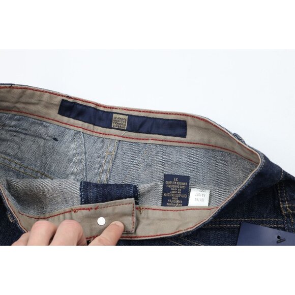 Deadstock Vintage 90s Marithe Francois Girbaud Mens 31 Baggy Denim Jean Shorts - Picture 6 of 11